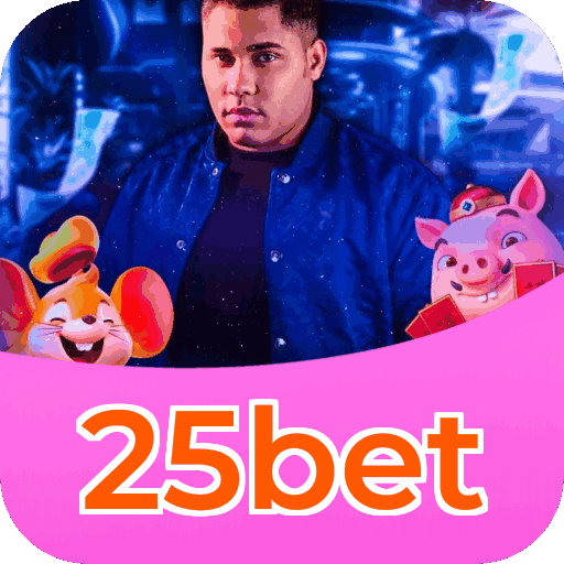 Interface do aplicativo 25bet mostrando jogos disponíveis no iOS e Android